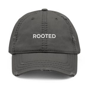 KLD Rooted Dad Hat Casquette de baseball ajustable streetwear minimaliste pour mentalité motivante