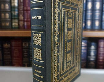 Dante: The Story of His Life by Marco Santagata - Leather-Bound Gilded Edition EXCELLENT CONDITION
