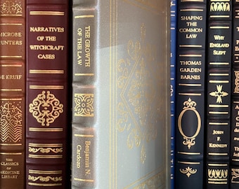 Lagens tillväxt av Benjamin N. Cardozo – Läderinbunden förgylld utgåva UTMÄRKT SKICK