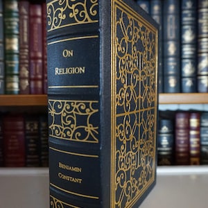 On Religion by Benjamin Constant - Leather-Bound Gilded Edition EXCELLENT CONDITION