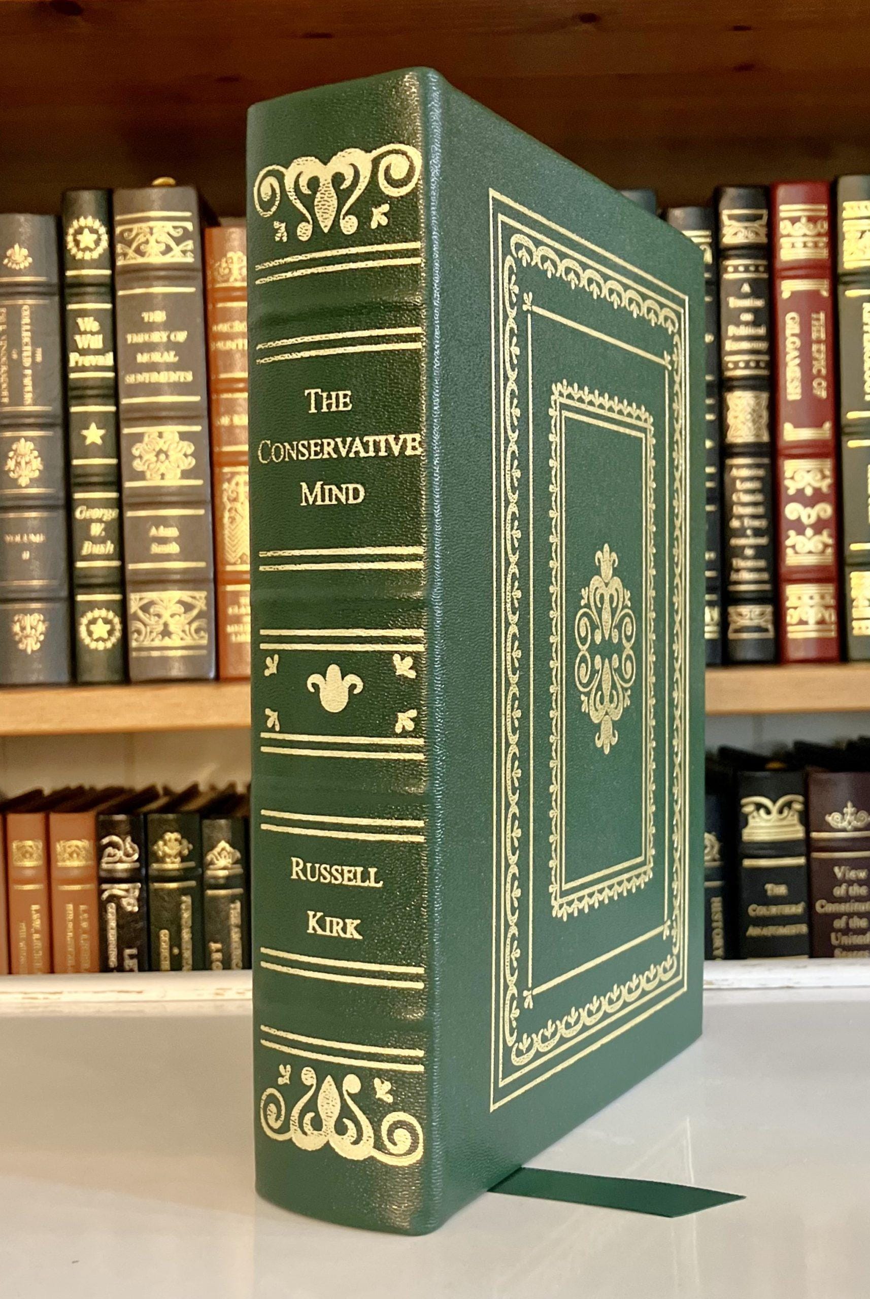 The Conservative Mind: From Burke to Eliot by Russell Kirk - Leather-Bound Gilded Edition EXCELLENT CONDITION