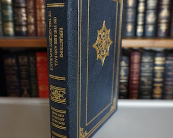 Reflections on the Rise and Fall of the Ancient Republics by Edward Wortley Montagu - Leather-Bound Gilded Edition EXCELLENT CONDITION