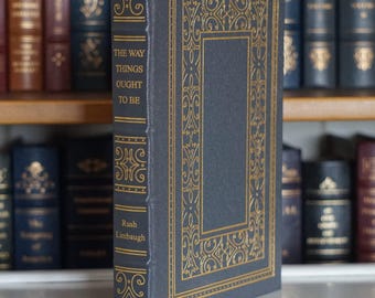 The Way Things Ought To Be by Rush Limbaugh - Leather-Bound Gilded Edition EXCELLENT CONDITION