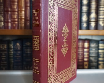 The Last Duel: A True Story of Trial by Combat in Medieval France by Eric Jager - Leather-Bound Gilded Edition *now a MAJOR MOTION PICTURE*