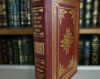 The History of the Grecian War by Thucydides, translated by Thomas Hobbes - Leather-Bound Gilded Edition