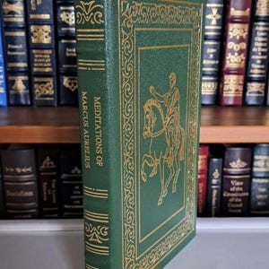 Meditations of Marcus Aurelius - Leather-Bound Gilded Edition EXCELLENT CONDITION