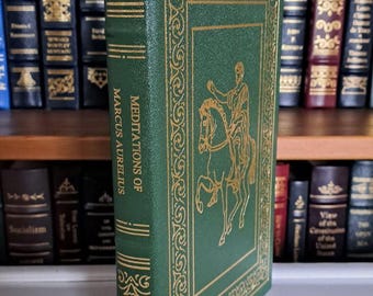 Meditations of Marcus Aurelius - Leather-Bound Gilded Edition EXCELLENT CONDITION