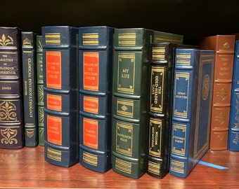 Colección Herederos de Hipócrates: Osler 2 vol., Vida de Ellis, Bastón con cabeza dorada, John Hunter - Gryphon Classics Leather (encuadernación en cuartos)