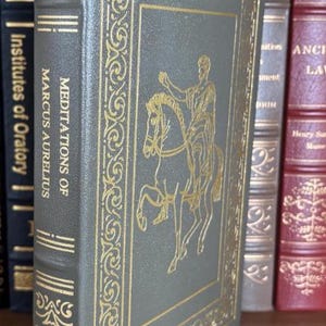 Meditations of Marcus Aurelius - Leather-Bound Gilded Edition EXCELLENT CONDITION