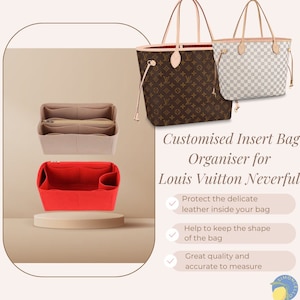 LOUIS VUITTON NEVERFULL PM MM GM pouch conversion kit