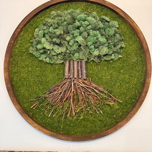 Custom Moss Art sign