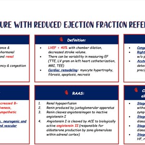 Heart Failure with Reduced Ejection Fraction Notes