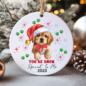 Dog Christmas Gift, Gifts For Dog Owners, Gifts For Dog Lovers, Puppy Ornament, Dog Mom Gifts, Mothers Day Gift, Christmas Ornament