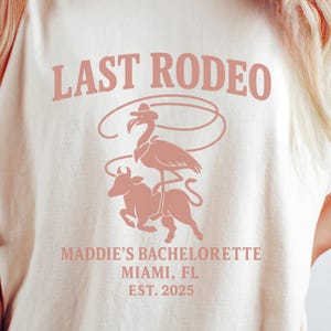 Custom Bachelorette Rodeo Shirts, Bridal Party Gifts, Bachelorette Party Shirts, Last Rodeo Bachelorette, Team Bride Shirt, Bach Club Shirts