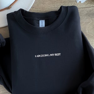 Custom Embroidered Sweatshirt, Custom Text Gift, Personalized Gift For Her, Gifts For Mom, Gifts For Sister Wife, Personalized Logo Shirt