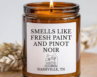 Personalized Wedding Gift, New Home Candle, First Christmas Married, Bachelorette Candle, First Christmas Married, Our First Home