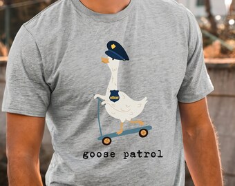Police Retirement Gift, Retirement Gift, Silly Goose Tshirt, Gift For Goose Lover, Silly Goose Crewneck Shirt, Gift For Coworker