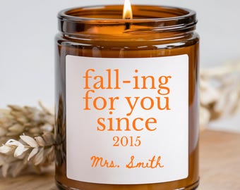 Funny Fall Scented Candle: Wedding, Engagement, or Wife Gift