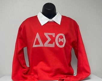 Sweat-shirt Delta Sigma Theta à perles