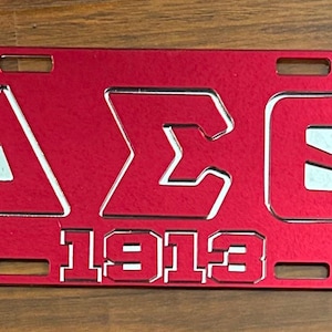 Delta Sigma Theta -1913 License Plate