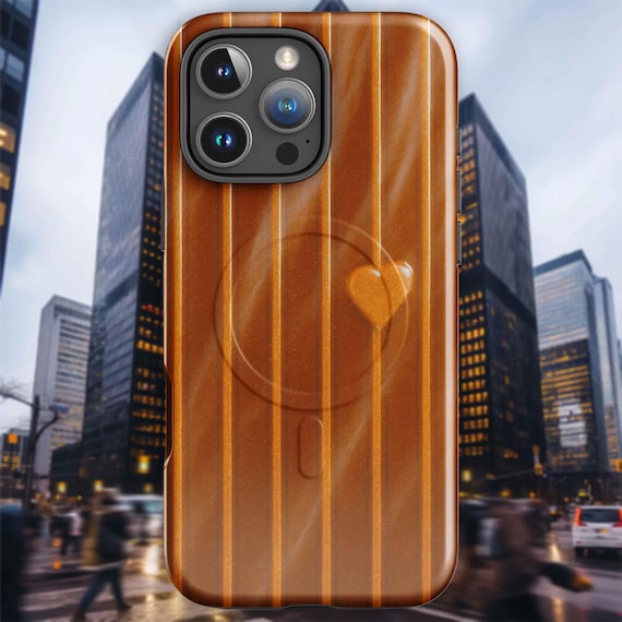 Metro Heart Magsafe iPhone Case Copper Brown Pin Stripe Glossy Phone Cover - Etsy Israel Metro Heart Magsafe iPhone Case Copper Brown Pin Stripe Glossy Phone Cover - Etsy Israel