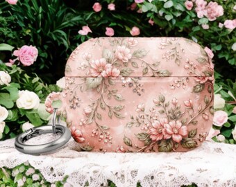 Capa para AirPods Pink Coquette Floral Romantic — Blush Bloom
