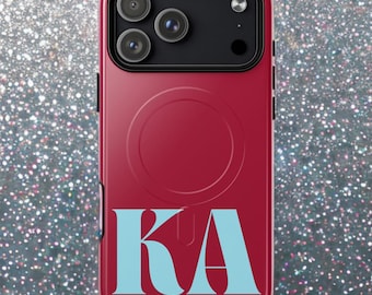 Personalized Magsafe iPhone Case Custom Monogram Phone Initial