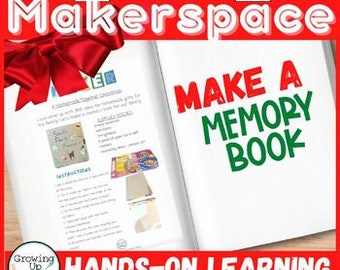 Make a Memory Book STEM Activity, Literacy Based Learning Activity, Student Enrichment, Printable Homeschool STEM Project, Instant Download