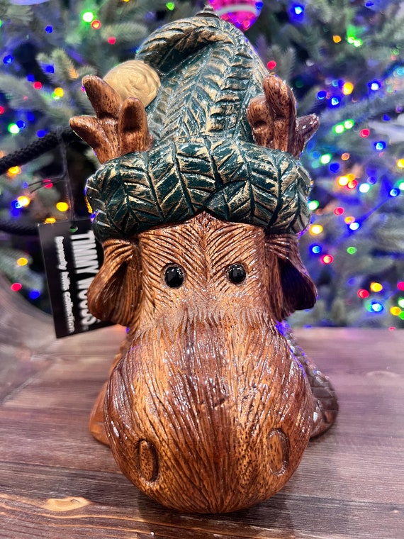 Timmy Woods hand carved moose - image 1