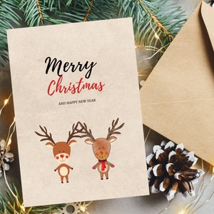 Carte de Noël drôle, Carte de Noël imprimable, Printable, Joyeux Noël, Carte de Noël mignonne pour mari, femme, Printable, Merry Christmas,