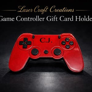 Game Controller Gift Card Holder Personalized
