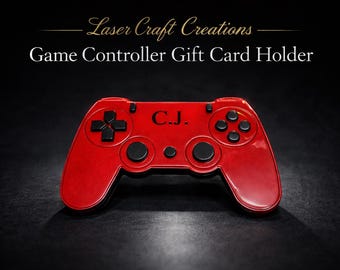 Game Controller Gift Card Holder Personalized