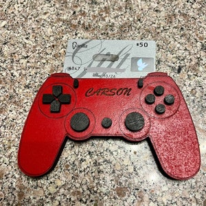 Porta-cartão presente para controle de videogame Svg Dxf arquivo para download