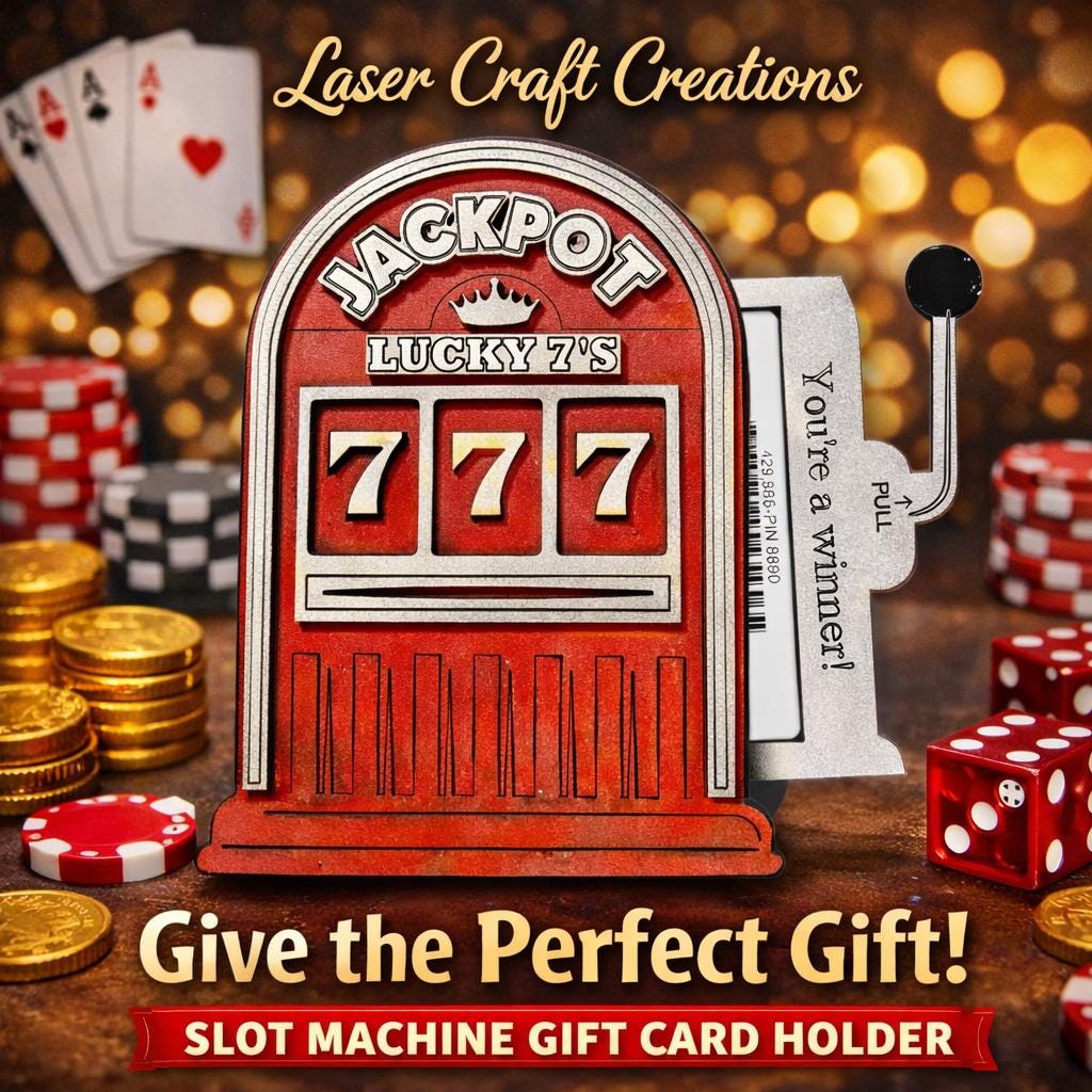 Slot Machine Card Box - Etsy