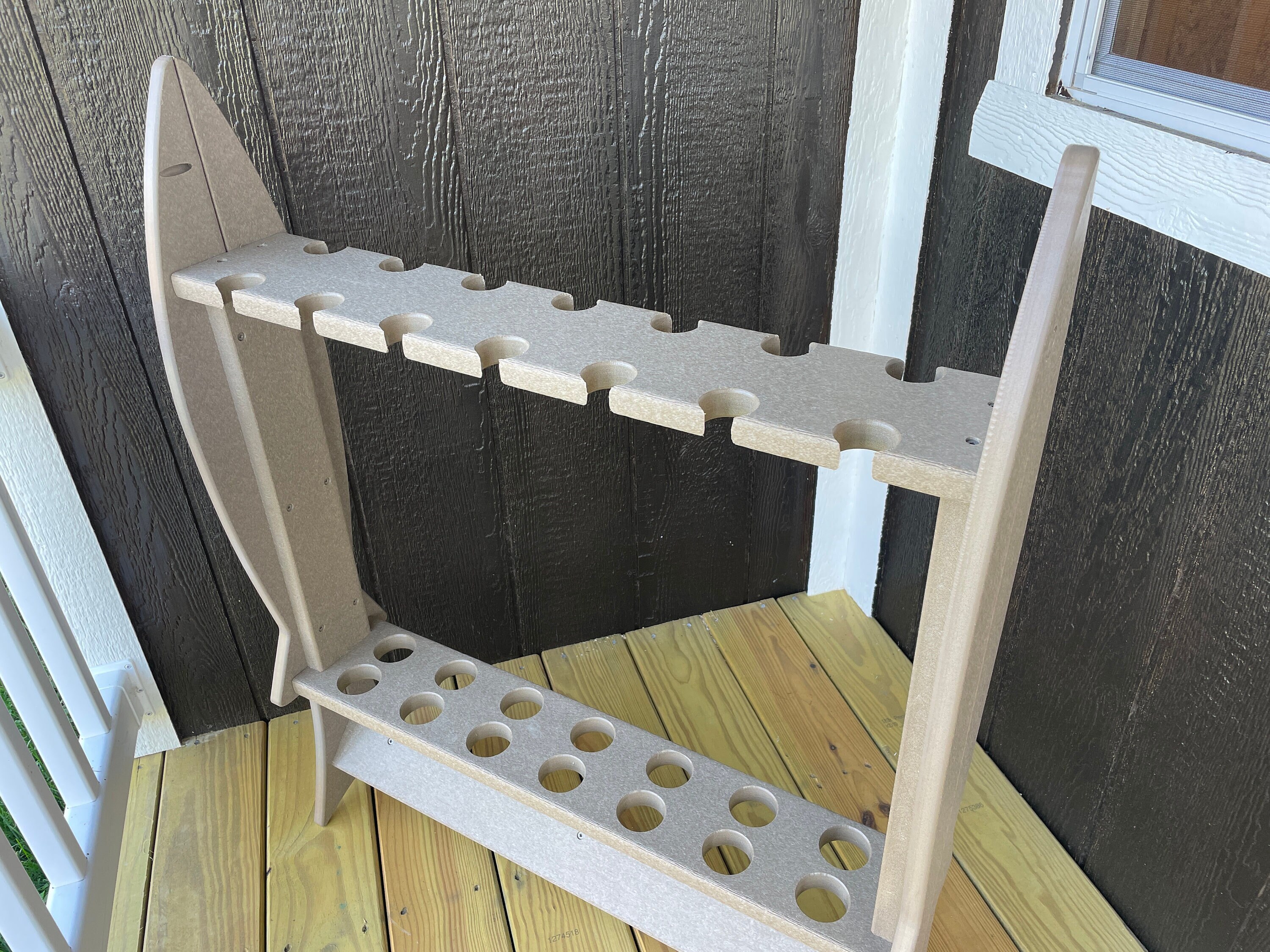 Fishing Rod Holder Heavy-duty Poly Holds 14 Fishing Poles - Etsy