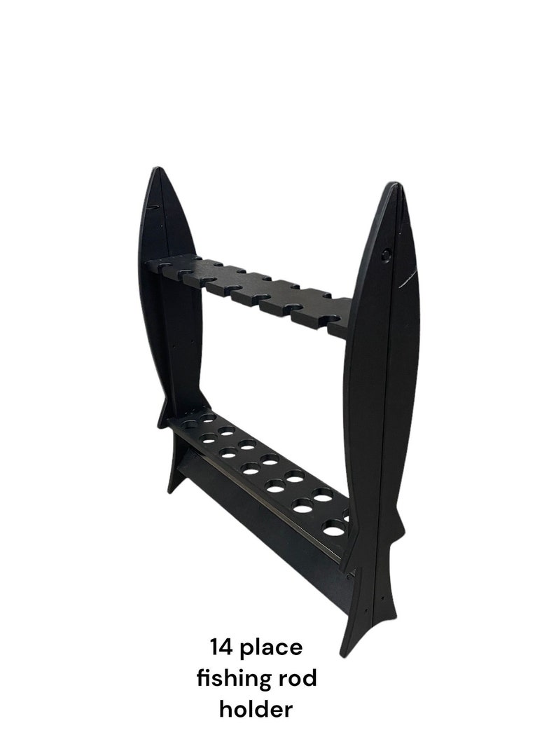 big game fishing rod holders BGB 8 wall mount Bracket Reel Salty Saltwater Waterproof 4 Fishing Rod Rack 4 Pack Heavy Duty Fishing