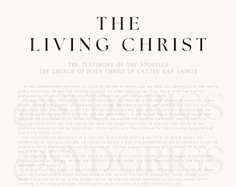 The Living Christ Digital Download