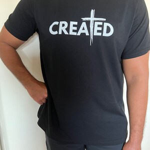 Created with etched cross tee.