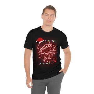 Santa&#39;s Favorite PA, Physician&#39;s Assistant Christmas Tee