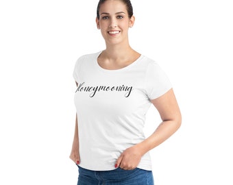 Honeymooning Vacation Wedding Bride Tshirt Mrs