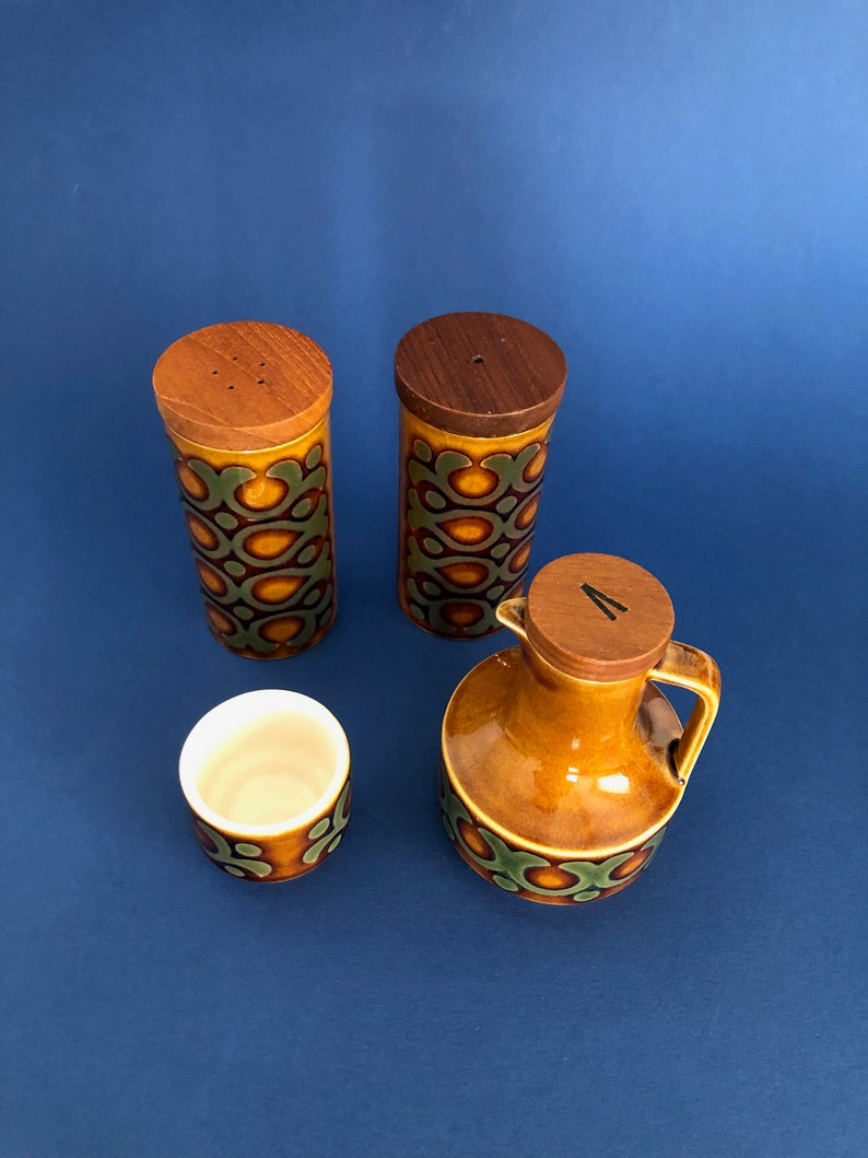 Vintage Hornsea Bronte Pottery Cruet Set 1970s Etsy UK