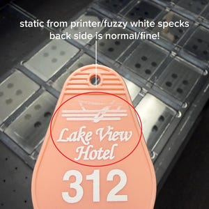 Silent Hill Keychain, Lakeview Hotel, Silent Hill 2 Remake, Hotel Keychain, Gamer Accessory, Silent Hill Pink(Blemish)SeePic