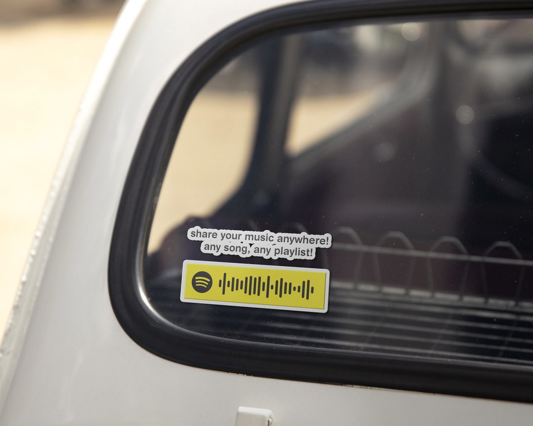 CUSTOM Music Code Sticker Music Code Decal Song Code Etsy