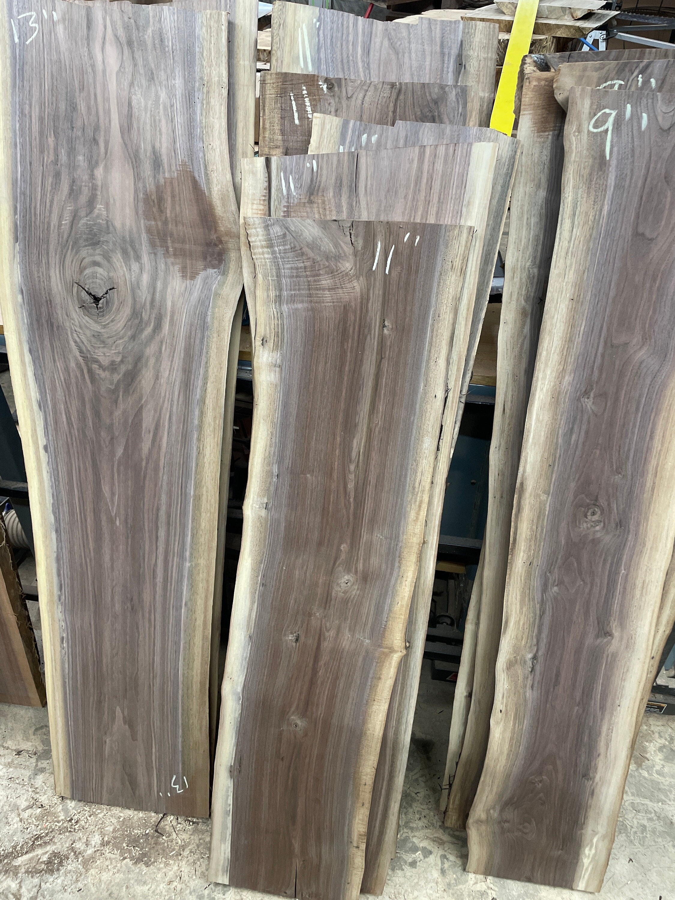 Black Walnut 6/4 1.5 Thick ,kiln Dried Walnut,surfaced 2 Sides,black Walnut  Lumber, Walnut Wood, Hardwood Lumber, Black Walnut Lumber 