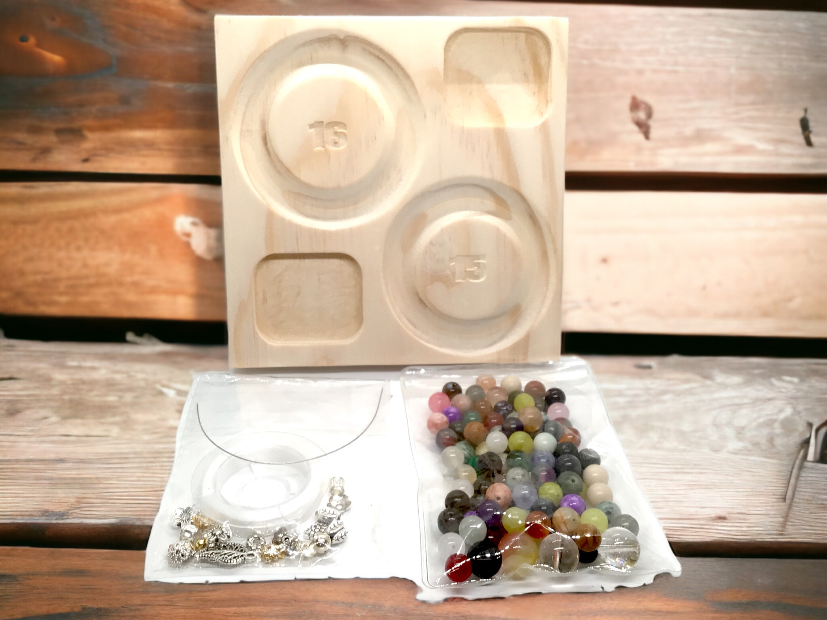 Jewelry Making Starter Kit Jewelry Making Supplies Crystal Chip Beads  Jewelry Making Gemstones Kit Beading Making Kit Beads Wire Starter 