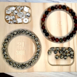 Pvc Combo Beading Design Board For Diy Bracelet Necklace And - Temu
