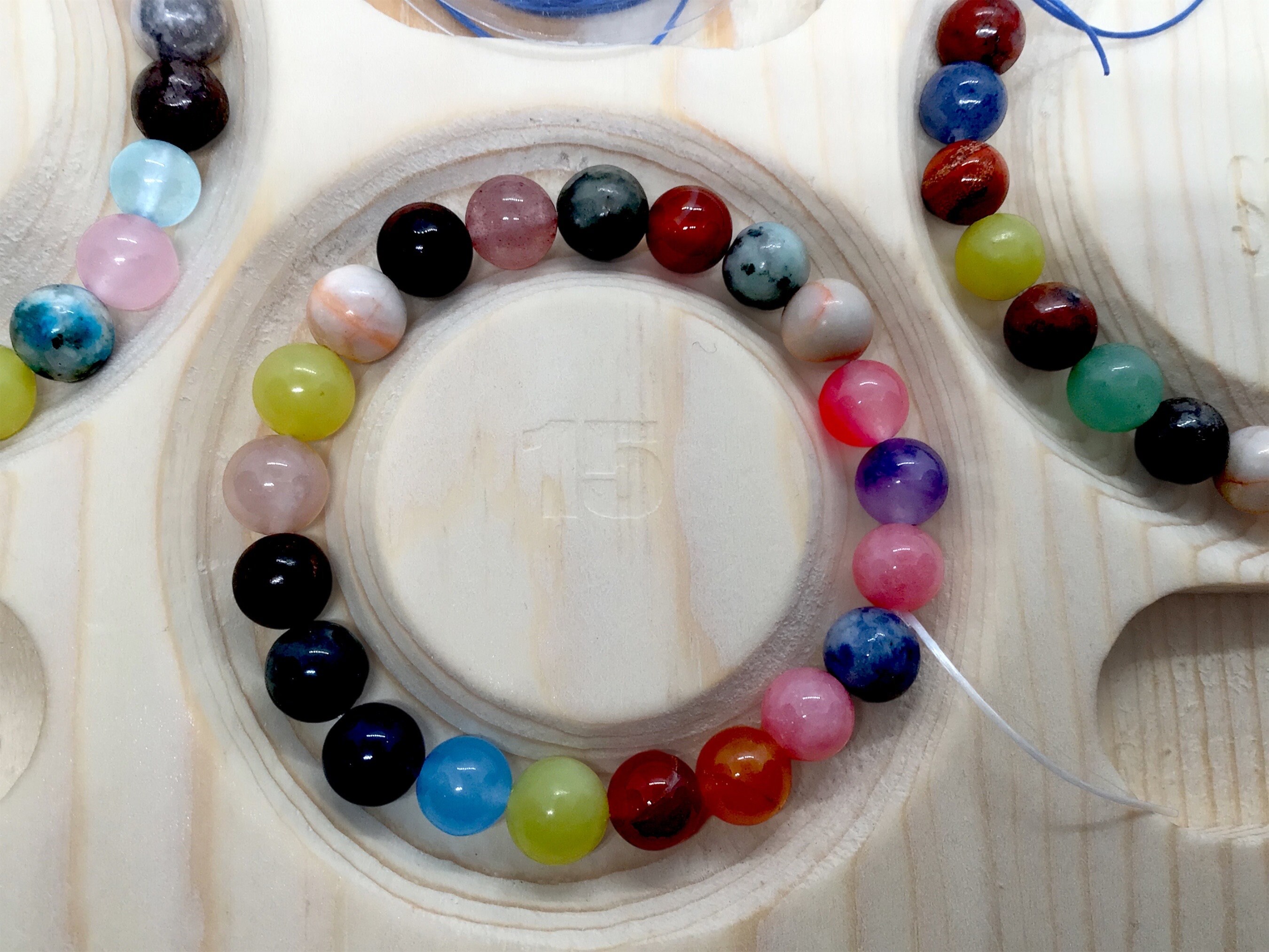 Wood Bracelet Design Board - Bead Tray For Jewelry Making & Storage, Multiple Shapes