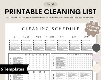 chore chart husband and wife Printable Cleaning List, Cleaning Checklist, Printable, Cleaning Template, Daily Planning, Chore List, Cleaning Schedule, Instant Download