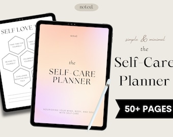 Self-Care Digital Planner: Wellness Journal, Mood Tracker