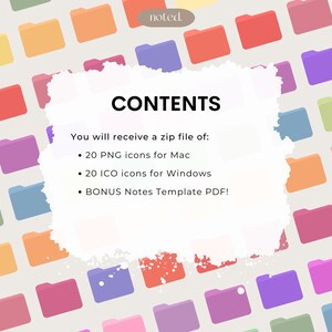 Minimal Desktop Folder Icon for Mac and Windows Mac Desktop - Etsy